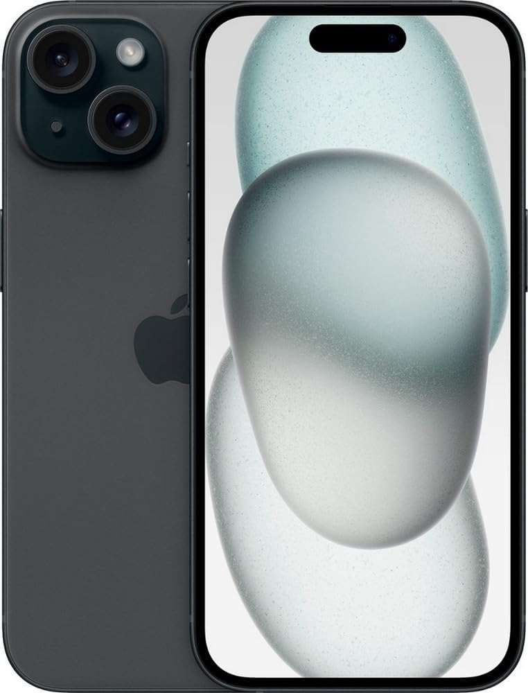 Apple iPhone 15, 128GB, Black Renewed
