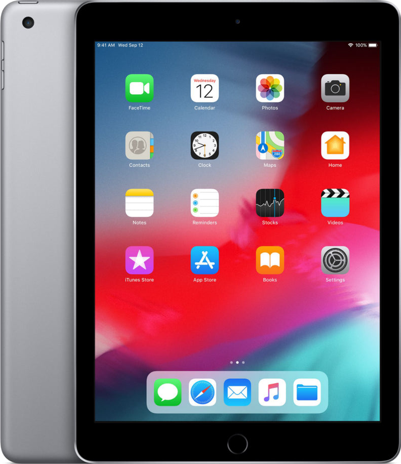 Refurbished (Excellent) – Apple iPad (6th Generation) 128GB – Wi-Fi Only – Space Gray
